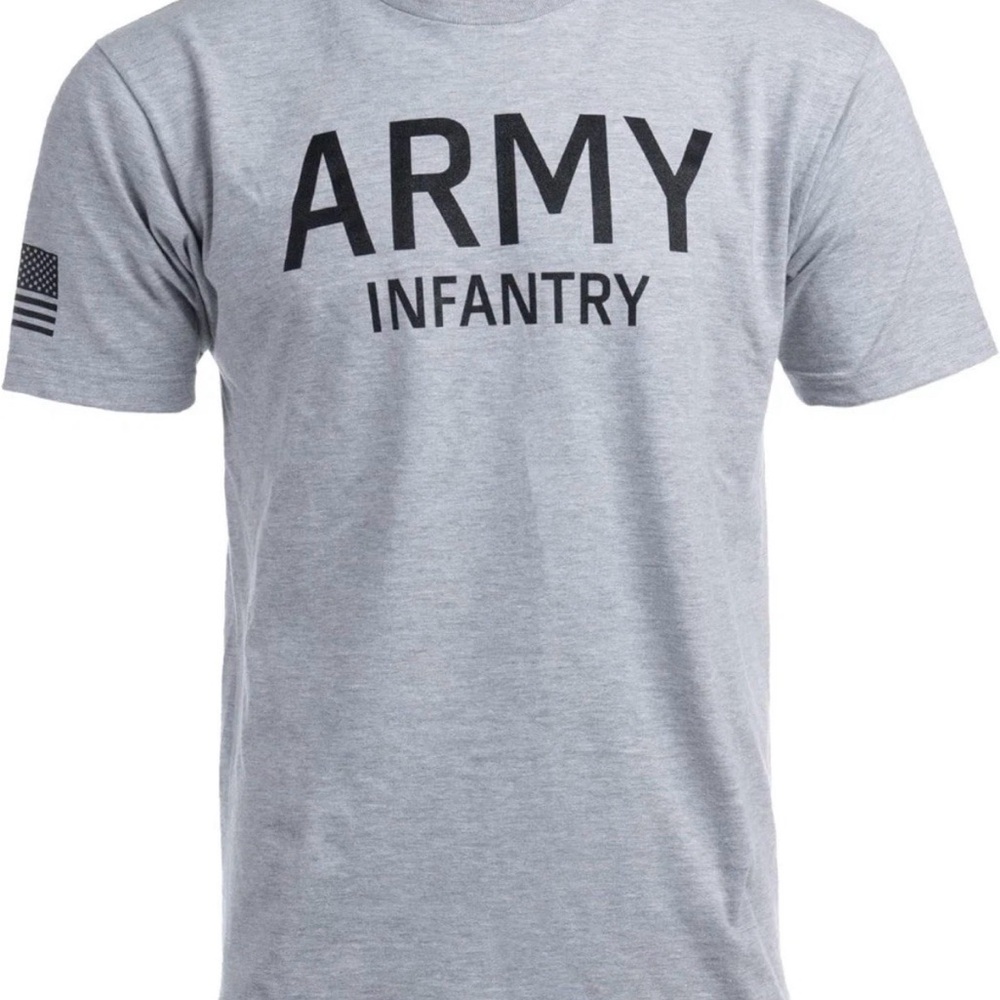 Army PT Style Shirt U.S. Military Training Infantry Workout T-Shirt Men’s Medium